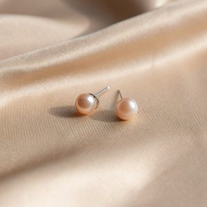 Soft Dawn Pearl Studs